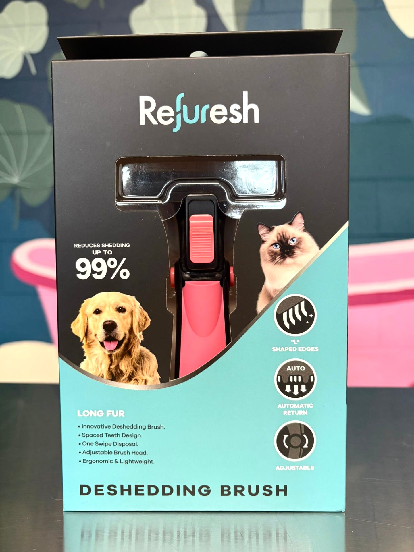 Refuresh Long Hair Deshedding Tool (Medium size)