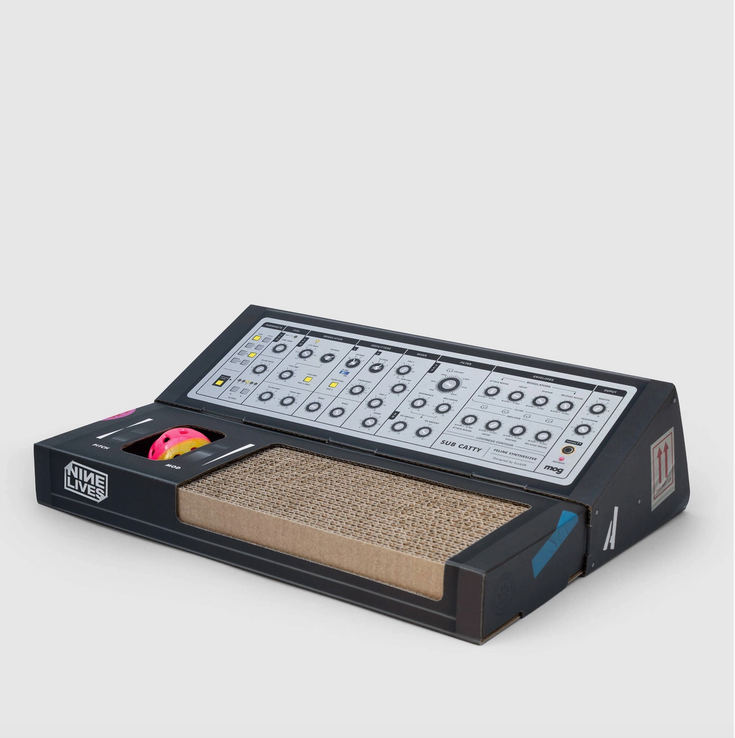 Cat Scratch Synth - Cardboard Toy For Musical Cats