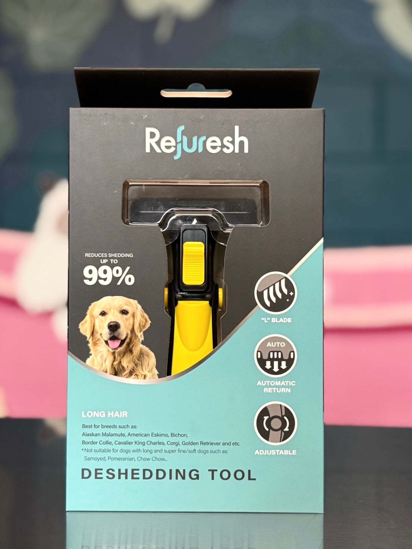 Refuresh Long Hair Deshedding Tool (Medium size)