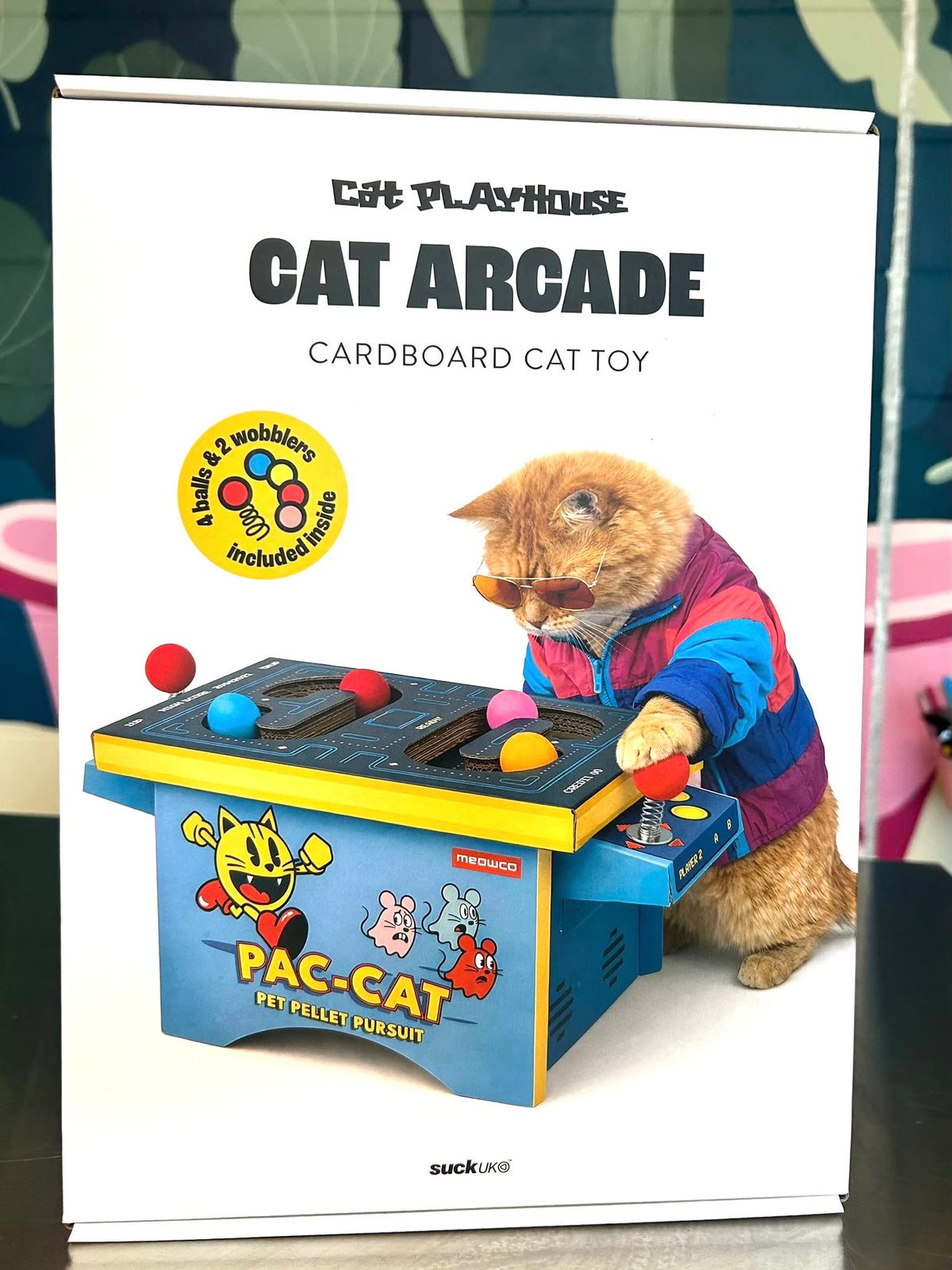 Cat Toy Arcade - Cardboard Arcade Machine For Cats