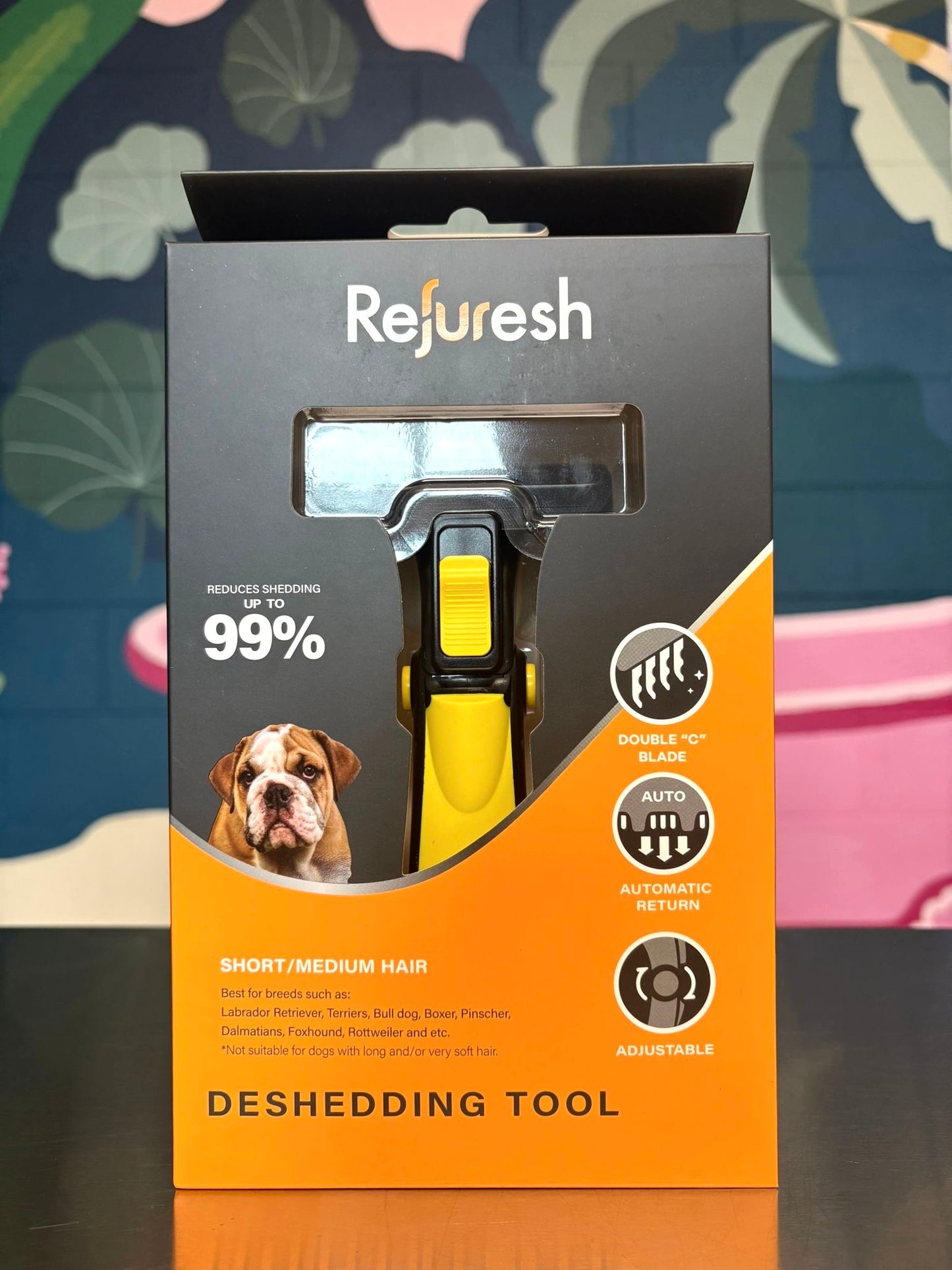 Refuresh Short/Medium Hair Deshedding Tool (Medium size)