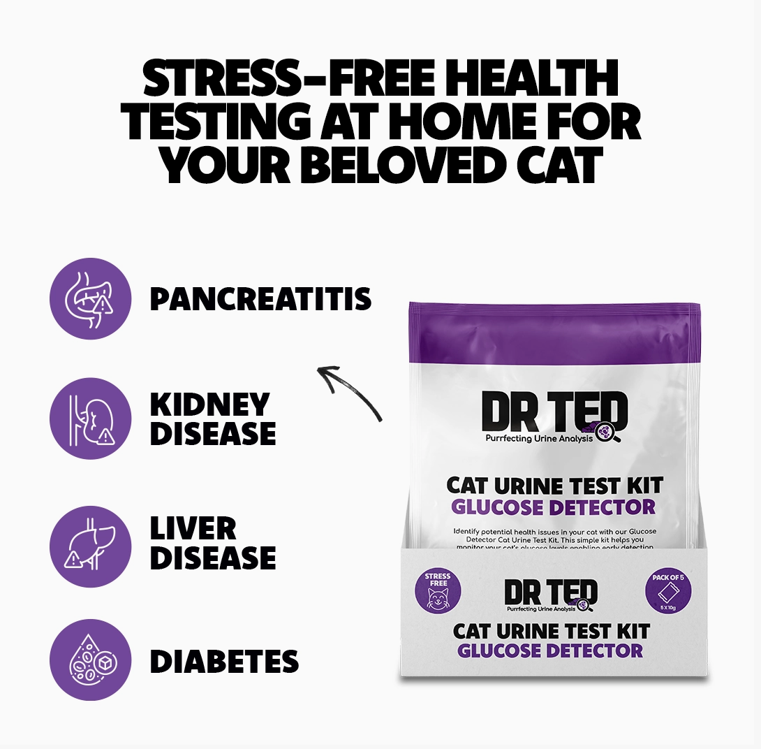Dr Ted Cat Urine Test Kit Glucose Detector